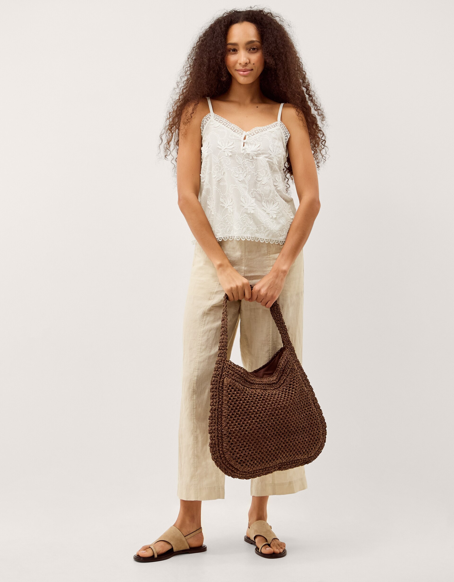 Monsoon Rosie Embroidered Cami Top | JD Williams