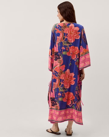 Monsoon Carmen Floral Print Midi Kaftan