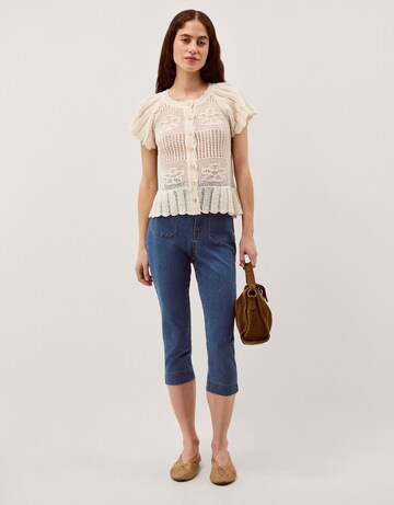 Monsoon Indi Floral Pointelle Cardigan