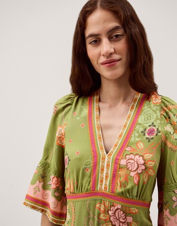 Monsoon Eline Floral Print Maxi Dress