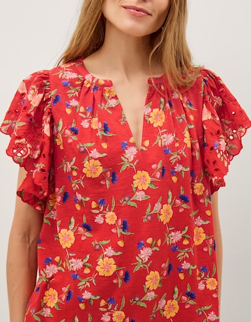 Monsoon Libby Floral Print Jersey Top