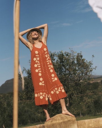 Monsoon Eliana Floral Culotte Jumpsuit