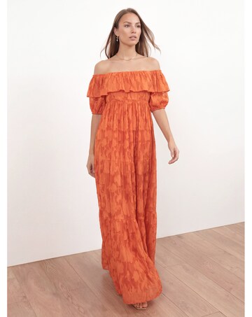 Anaya Burnout Fabric Dress