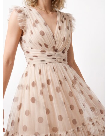 Anaya Polka Dot Print Dress