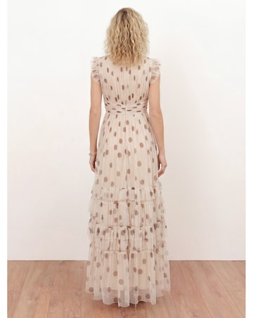 Anaya Polka Dot Print Dress