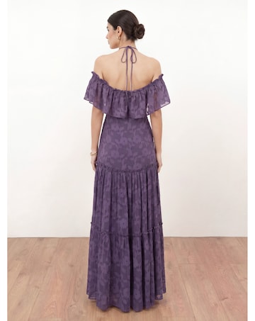 Anaya Burnout Fabric Dress