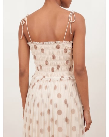 Anaya Polka Dot Print Dress