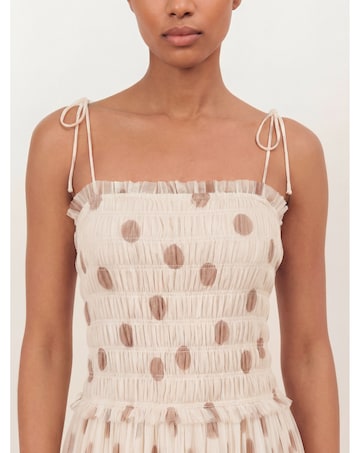 Anaya Polka Dot Print Dress