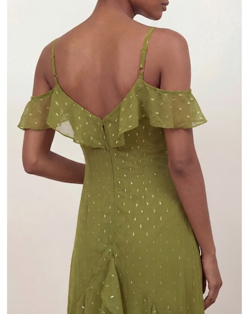 Anaya Metallic Thread Dress