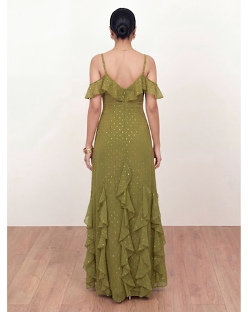 Anaya Metallic Thread Dress