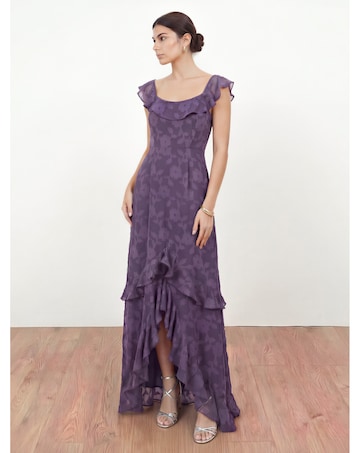 Anaya Burnout Fabric Dress