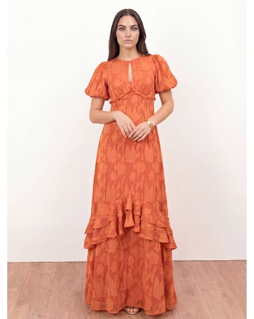 Anaya Burnout Fabric Dress