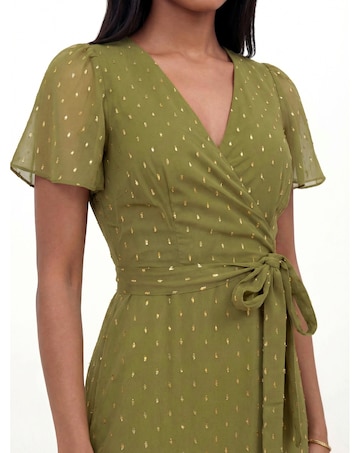 Anaya Metallic Thread Dress