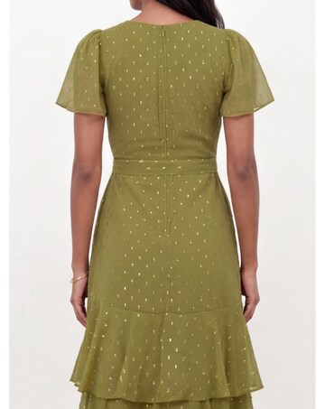 Anaya Metallic Thread Dress