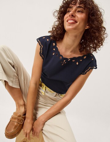 Monsoon Gaia Floral Cutwork Top
