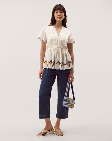 Monsoon Luna Lemon Jersey Top