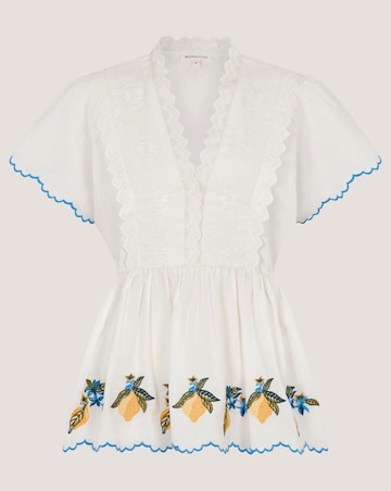 Monsoon Luna Lemon Jersey Top