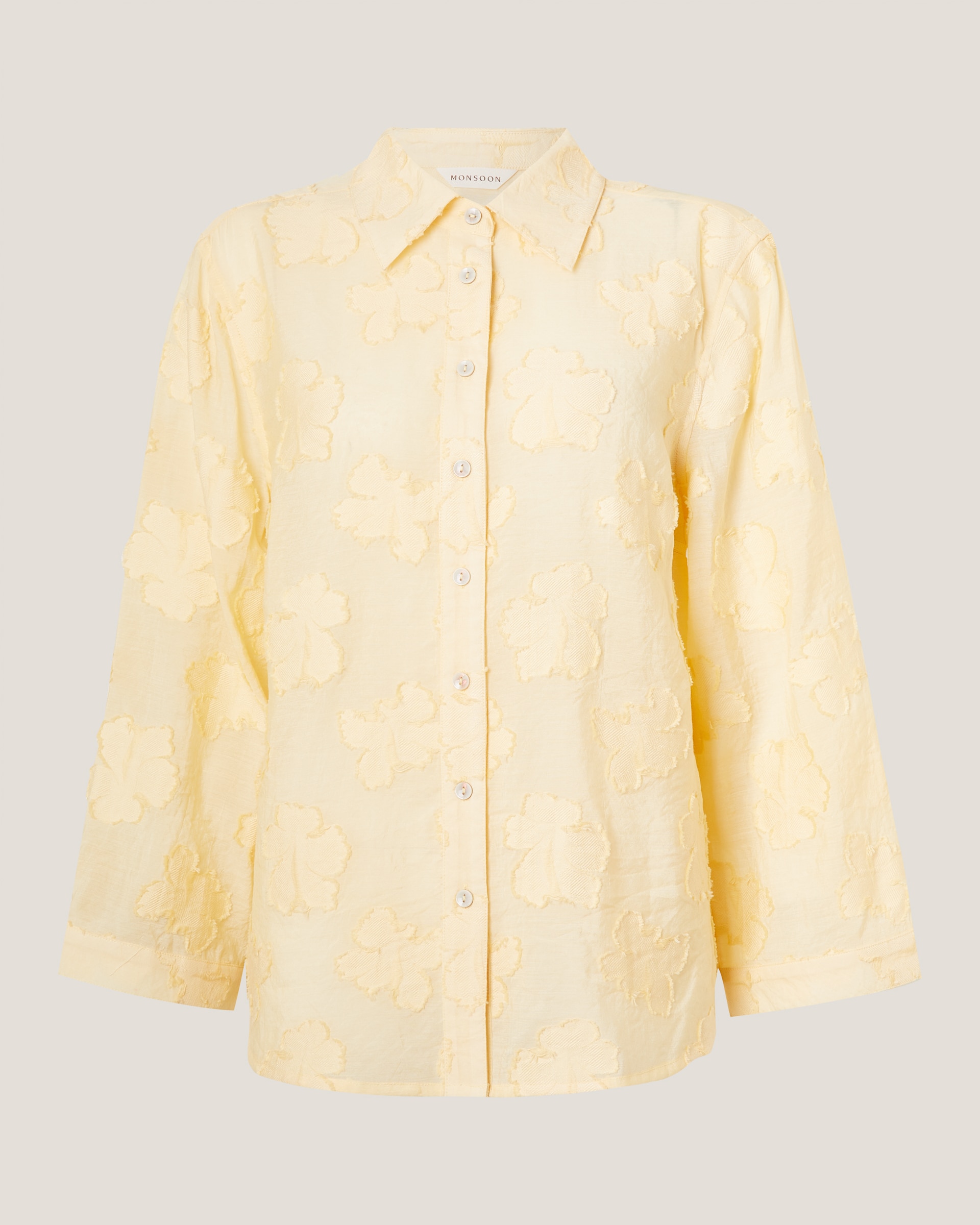 New In - Monsoon Tyra Floral Jacquard Shirt