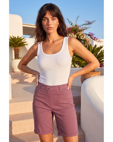 Roman Turn Up Stretch Shorts