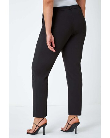 Roman Curve Straight Smart Trousers