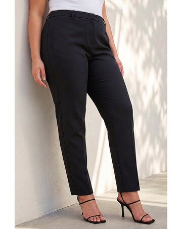 Roman Curve Straight Smart Trousers