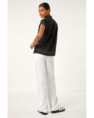 Roman Contrast Stitch Shirt