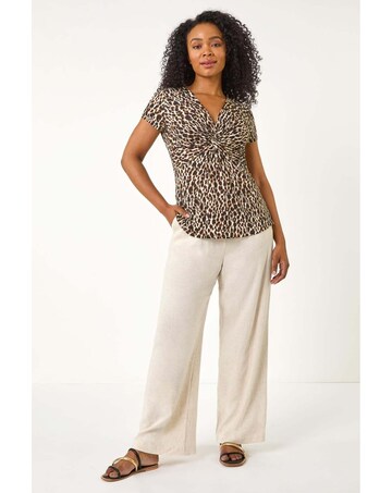 Roman Petite Animal Knot Stretch Top