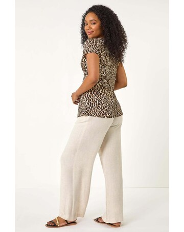 Roman Petite Animal Knot Stretch Top