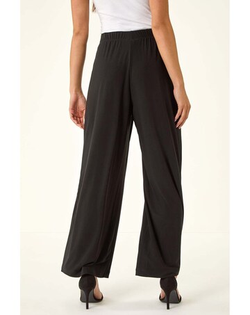Roman Petite Wide Leg Stretch Trouser
