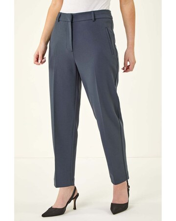 Roman Short Straight Leg Stretch Trouser