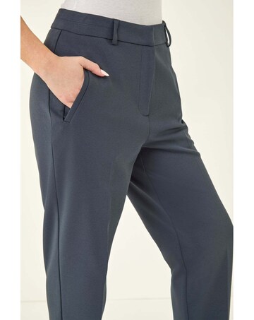 Roman Short Straight Leg Stretch Trouser