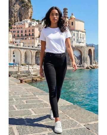 Roman Denim Cropped Jegging (29 Inch)