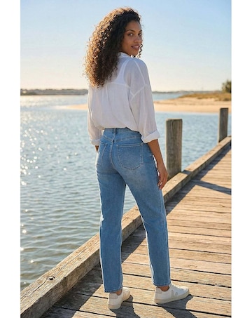 Roman Petite Stretch Straight Leg Jeans