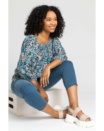 Roman Petite Stretch Crop Denim Jegging