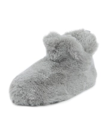 totes Ladies Faux Fur Boot Slippers