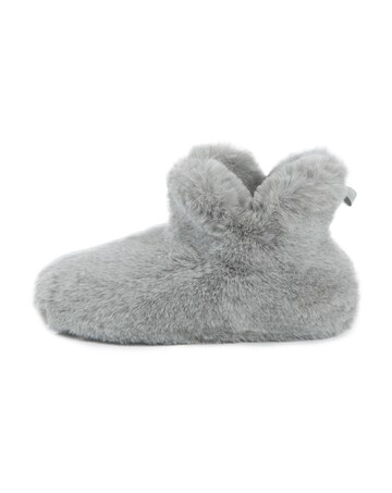 totes Ladies Faux Fur Boot Slippers