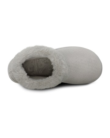 totes Ladies Knit Boot Slippers