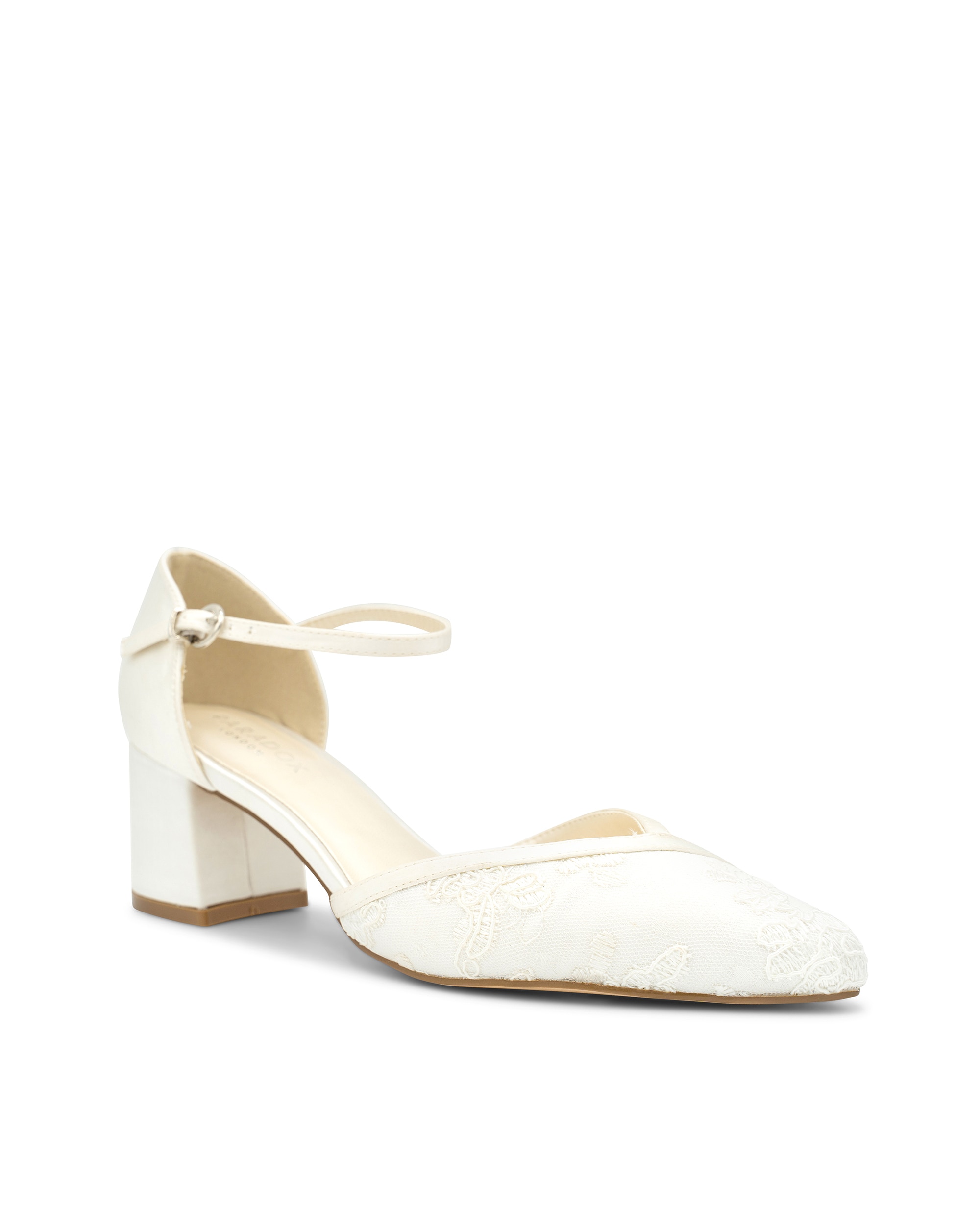 Paradox London Charla Block Wedding Heel
