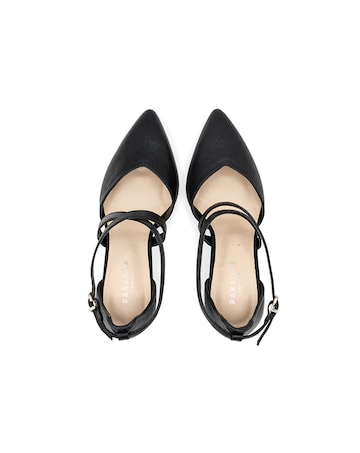 Paradox London Felicia Wide E Fit Block Heel Courts
