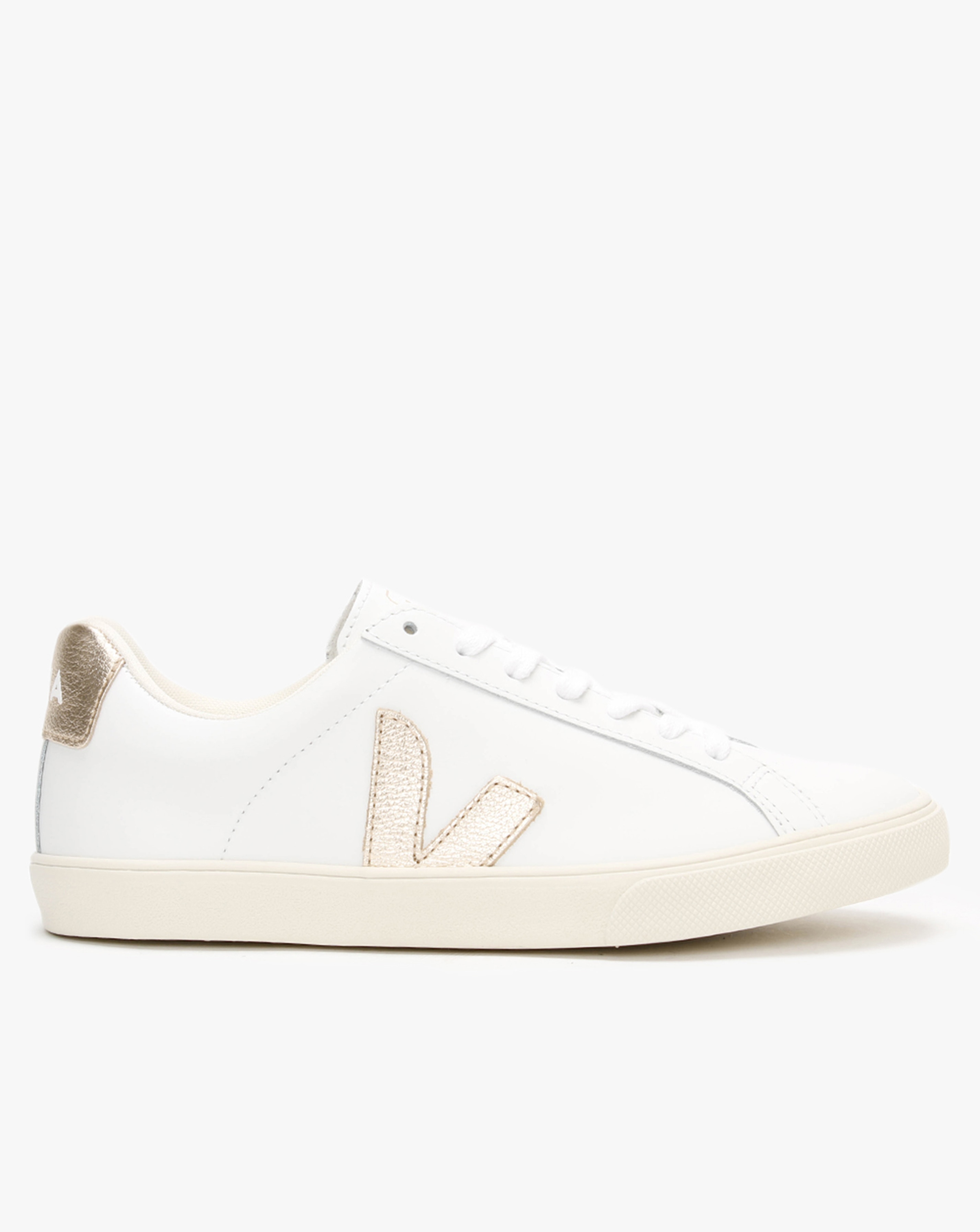 Veja Esplar Logo White Platine Trainers