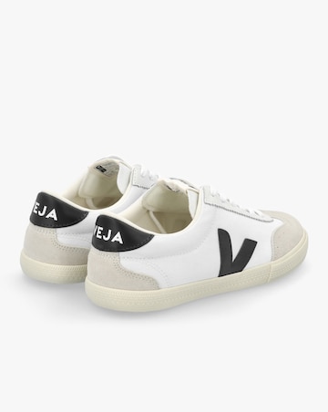 Veja Volley White Black Canvas Trainers
