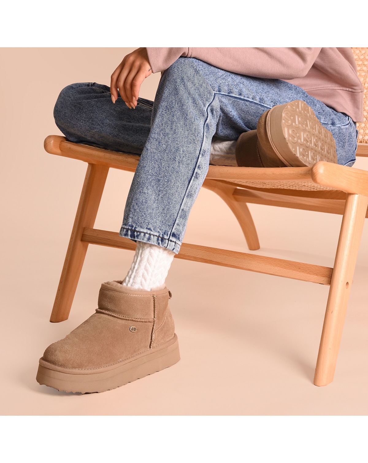 Just Sheepskin Ladies Lottie Mini Boot