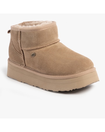 Just Sheepskin Ladies Lottie Sheepskin Mini Boot