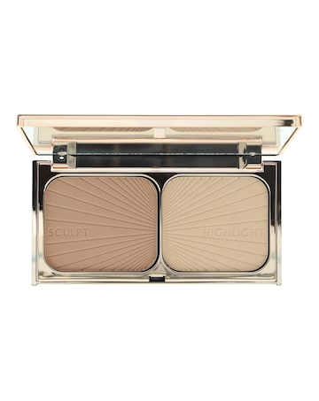 Charlotte Tilbury Filmstar Bronz  Glow Light-Medium Face Sculpt And Highlighter