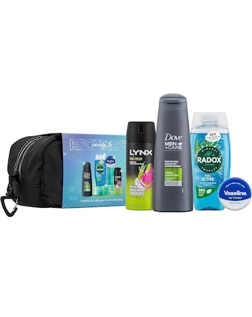 Recharge Lynx, Radox & Dove Gift Set