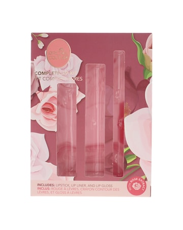 Rachel Couture Lip Kit Mood 3 Piece Gift Set: Lipstick Lip Gloss  Lip Liner