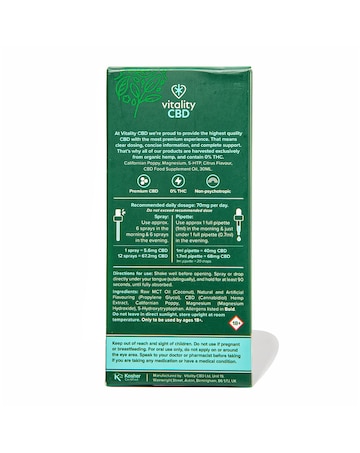 Vitality CBD Calm Support 1200mg Spiced Citrus