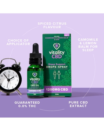 Vitality CBD Sleep Support 1200mg Spiced Citrus