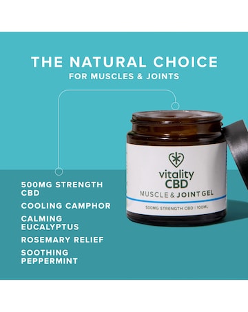 Vitality CBD Muscle and Joint Gel 500mg