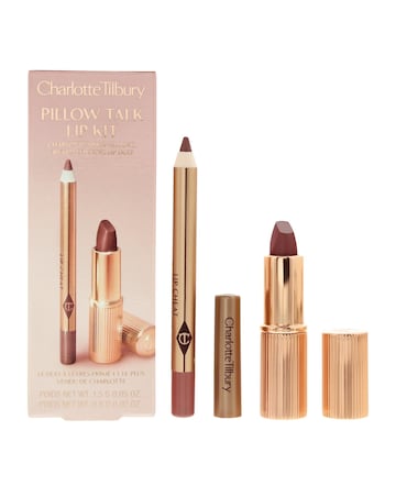 Charlotte Tilbury Pillow Talk Lip Kit 2 Piece Mini Gift Set